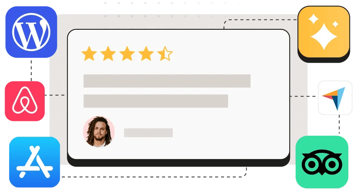 Gestión de propiedades: Monitor property management reviews across all platforms